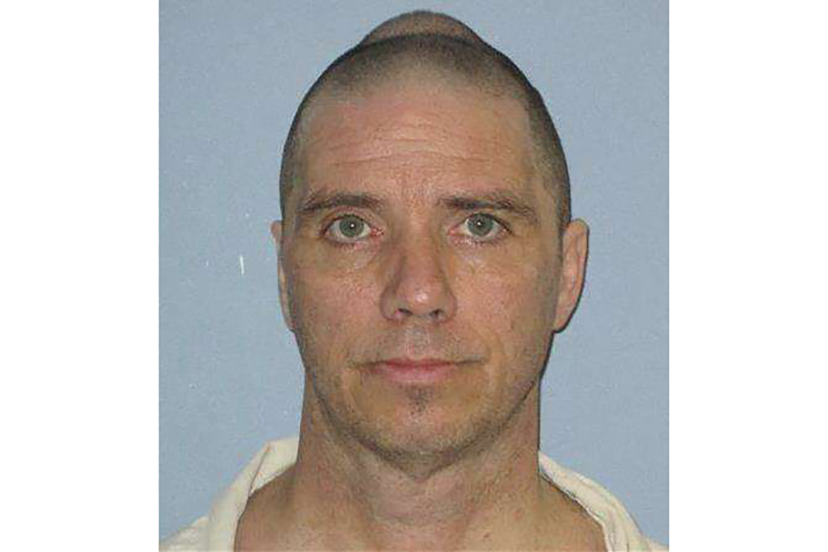 FILE - This undated image provided by the Alabama Department of Corrections shows inmate James Osgood, who was sentenced to death for the 2010 rape and murder of Tracy Lynn Brown. (Alabama Department of Corrections via AP, File)